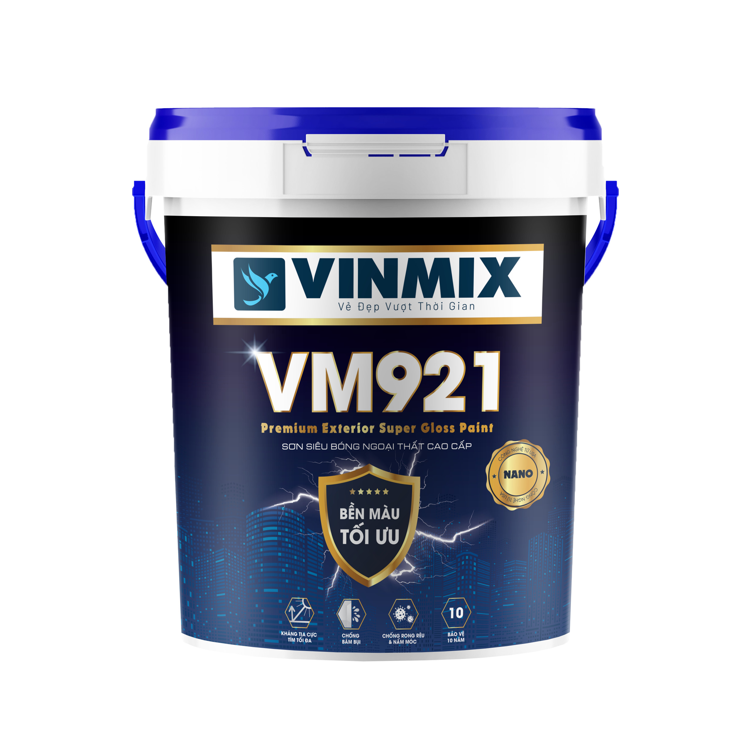 Sơn Siêu Bóng Ngoại Thất Vinmix VM921